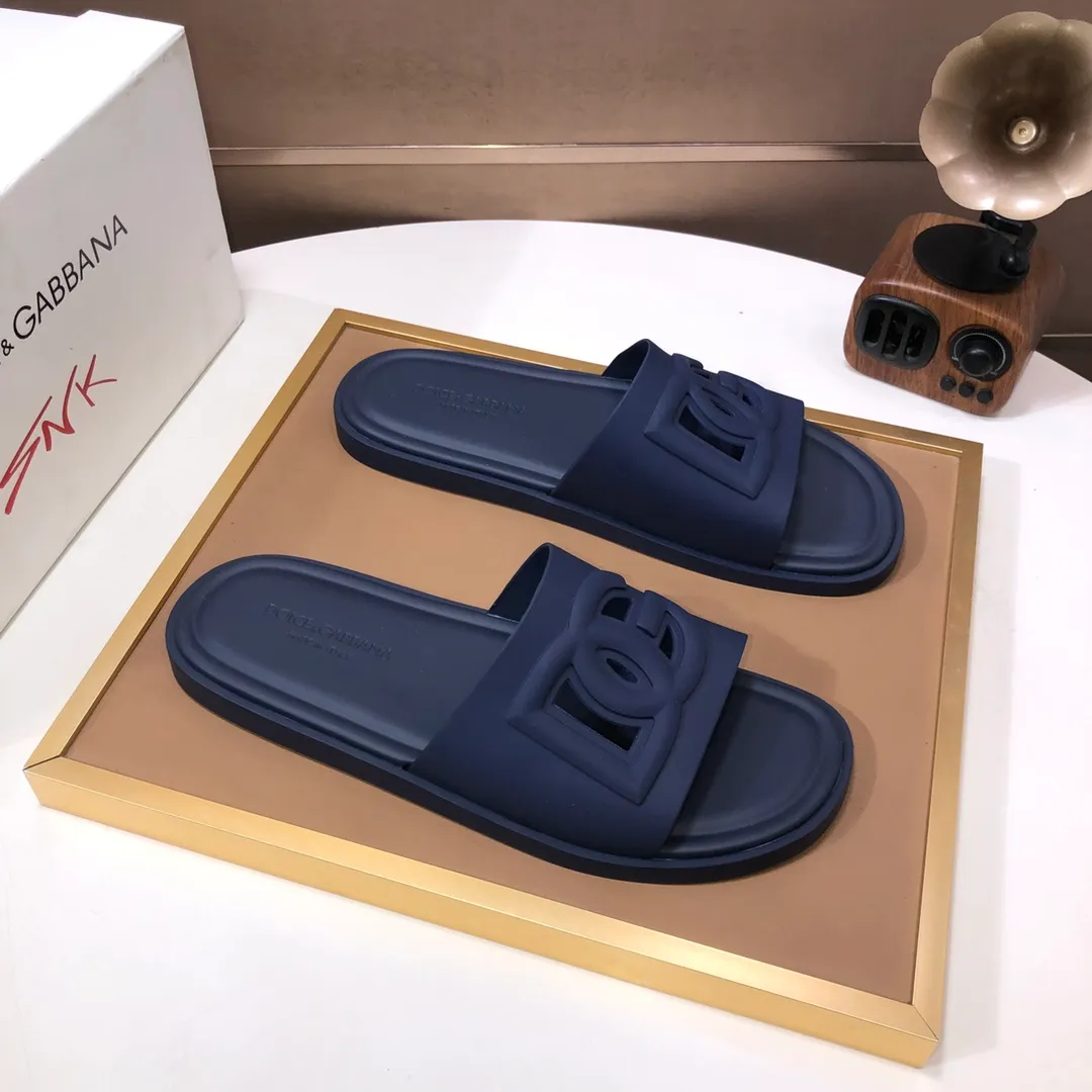 Men's shoes💰280💰【D&G】High-end quality Product trademark: DG "Dolce & Gabban*" slippers, Product material: Imported cowhide upper, original air cushion outsole, regular size: 38-45